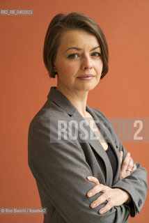 Rome March 22, 2026..Yaryna Grusha, a writer, Italian scholar, and university professor originally from the Vinnytsia region of Ukraine, photographed in Rome at the Auditorium Parco della Musica/Yaryna Grusha scrittrice, italianista e docente universitaria originaria della regione di Vinnytsia, in Ucraina, fotografata a Roma negli spazi dellAuditorium Parco della musica. ©Rino Bianchi/Rosebud2