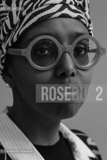 Rome March 22, 2026..Igiaba Scego, an Italian writer of Somali origin, author, essayist, daughter of Ali Omar Scego, the first governor of Mogadishu, ambassador, and foreign minister who emigrated to Italy in the aftermath of Siad Barres 1969 coup détat, photographed in Rome at the Auditorium Parco della Musica/Igiaba Scego scrittrice italiana di origine somala, autrice, saggista, figlia di Ali Omar Scego, primo governatore di Mogadiscio, ambasciatore e ministro degli esteri emigrato in Italia allindomani del colpo di Stato di Siad Barre del 1969, fotografata a Roma negli spazi dellAuditorium Parco della Musica. ©Rino Bianchi/Rosebud2