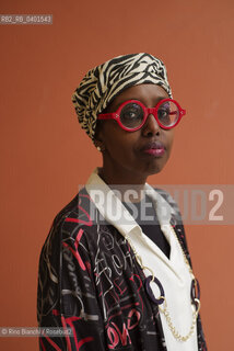 Rome March 22, 2026..Igiaba Scego, an Italian writer of Somali origin, author, essayist, daughter of Ali Omar Scego, the first governor of Mogadishu, ambassador, and foreign minister who emigrated to Italy in the aftermath of Siad Barres 1969 coup détat, photographed in Rome at the Auditorium Parco della Musica/Igiaba Scego scrittrice italiana di origine somala, autrice, saggista, figlia di Ali Omar Scego, primo governatore di Mogadiscio, ambasciatore e ministro degli esteri emigrato in Italia allindomani del colpo di Stato di Siad Barre del 1969, fotografata a Roma negli spazi dellAuditorium Parco della Musica. ©Rino Bianchi/Rosebud2