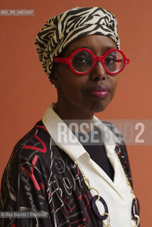 Rome March 22, 2026..Igiaba Scego, an Italian writer of Somali origin, author, essayist, daughter of Ali Omar Scego, the first governor of Mogadishu, ambassador, and foreign minister who emigrated to Italy in the aftermath of Siad Barres 1969 coup détat, photographed in Rome at the Auditorium Parco della Musica/Igiaba Scego scrittrice italiana di origine somala, autrice, saggista, figlia di Ali Omar Scego, primo governatore di Mogadiscio, ambasciatore e ministro degli esteri emigrato in Italia allindomani del colpo di Stato di Siad Barre del 1969, fotografata a Roma negli spazi dellAuditorium Parco della Musica. ©Rino Bianchi/Rosebud2