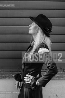 Novara March 30, 2026..Elvira Seminara, a writer and professional journalist since 1991, was an editor at the daily newspaper La Sicilia before dedicating herself entirely to fiction. She currently collaborates with LEspresso. She is pictured in Novara near the municipal swimming pool/Elvira Seminara, scrittrice, giornalista professionista dal ‘91, prima di dedicarsi interamente alla narrativa è stata redattrice nel quotidiano La Sicilia e collabora attualmente con lEspresso, fotografata a Novara nei pressi della piscina comunale. ©Rino Bianchi/Rosebud2