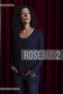 Turin May 17, 2026..Leila Guerriero, a journalist and writer who collaborates with El País, La Nación, Rolling Stone, and many other Latin American and European newspapers, was photographed in Turin at the Circolo dei lettori during the final evening of the European Strega Prize/Leila Guerriero giornalista e scrittrice, collabora con “El País”, “La Nación”, “Rolling Stone” e molte altre testate latinoamericane ed europee, fotografata a Torino negli spazi del Circolo dei lettori in occasione della serata finale del Premio Strega Europeo. ©Rino Bianchi/Rosebud2