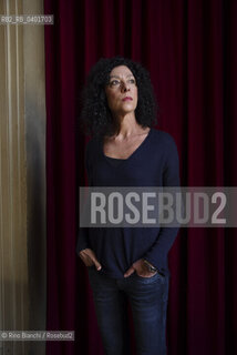 Turin May 17, 2026..Leila Guerriero, a journalist and writer who collaborates with El País, La Nación, Rolling Stone, and many other Latin American and European newspapers, was photographed in Turin at the Circolo dei lettori during the final evening of the European Strega Prize/Leila Guerriero giornalista e scrittrice, collabora con “El País”, “La Nación”, “Rolling Stone” e molte altre testate latinoamericane ed europee, fotografata a Torino negli spazi del Circolo dei lettori in occasione della serata finale del Premio Strega Europeo. ©Rino Bianchi/Rosebud2