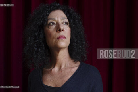 Turin May 17, 2026..Leila Guerriero, a journalist and writer who collaborates with El País, La Nación, Rolling Stone, and many other Latin American and European newspapers, was photographed in Turin at the Circolo dei lettori during the final evening of the European Strega Prize/Leila Guerriero giornalista e scrittrice, collabora con “El País”, “La Nación”, “Rolling Stone” e molte altre testate latinoamericane ed europee, fotografata a Torino negli spazi del Circolo dei lettori in occasione della serata finale del Premio Strega Europeo. ©Rino Bianchi/Rosebud2