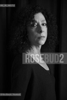 Turin May 17, 2026..Leila Guerriero, a journalist and writer who collaborates with El País, La Nación, Rolling Stone, and many other Latin American and European newspapers, was photographed in Turin at the Circolo dei lettori during the final evening of the European Strega Prize/Leila Guerriero giornalista e scrittrice, collabora con “El País”, “La Nación”, “Rolling Stone” e molte altre testate latinoamericane ed europee, fotografata a Torino negli spazi del Circolo dei lettori in occasione della serata finale del Premio Strega Europeo. ©Rino Bianchi/Rosebud2