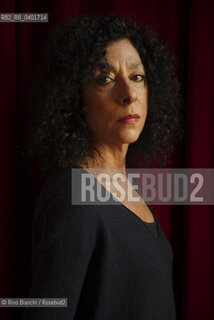 Turin May 17, 2026..Leila Guerriero, a journalist and writer who collaborates with El País, La Nación, Rolling Stone, and many other Latin American and European newspapers, was photographed in Turin at the Circolo dei lettori during the final evening of the European Strega Prize/Leila Guerriero giornalista e scrittrice, collabora con “El País”, “La Nación”, “Rolling Stone” e molte altre testate latinoamericane ed europee, fotografata a Torino negli spazi del Circolo dei lettori in occasione della serata finale del Premio Strega Europeo. ©Rino Bianchi/Rosebud2