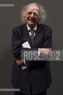 Turin May 15, 2026..Vittorino Andreoli, a physician, writer, and renowned psychiatrist and neuropharmacologist, uses a simple, direct, yet rigorous language to demonstrate a lucid, and profound critical reflection on the major issues facing contemporary society. Photographed in Turins Lingotto complex/Vittorino Andreoli medico, scrittore, noto psichiatra e neurofarmacologo, le sue opere testimoniano, con un linguaggio semplice e diretto, ma rigoroso, una riflessione critica, lucida e profonda, sulle principali problematiche della società contemporanea, fotografato a Torino negli spazi del Lingotto. ©Rino Bianchi/Rosebud2