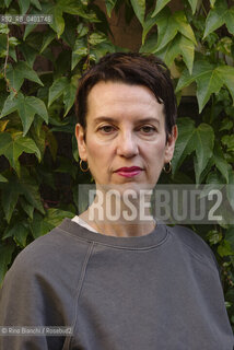 Milan May 19, 2026..Alessandra Carati, writer, editor, and screenwriter, photographed in Milan on Via privata della Braida/Alessandra Carati, scrittrice, editor e sceneggiatrice, fotografata a Milano in Via privata della Braida. ©Rino Bianchi/Rosebud2