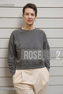 Milan May 19, 2026..Alessandra Carati, writer, editor, and screenwriter, photographed in Milan on Via privata della Braida/Alessandra Carati, scrittrice, editor e sceneggiatrice, fotografata a Milano in Via privata della Braida. ©Rino Bianchi/Rosebud2