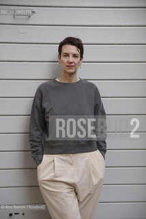 Milan May 19, 2026..Alessandra Carati, writer, editor, and screenwriter, photographed in Milan on Via privata della Braida/Alessandra Carati, scrittrice, editor e sceneggiatrice, fotografata a Milano in Via privata della Braida. ©Rino Bianchi/Rosebud2