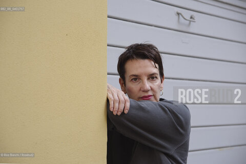 Milan May 19, 2026..Alessandra Carati, writer, editor, and screenwriter, photographed in Milan on Via privata della Braida/Alessandra Carati, scrittrice, editor e sceneggiatrice, fotografata a Milano in Via privata della Braida. ©Rino Bianchi/Rosebud2