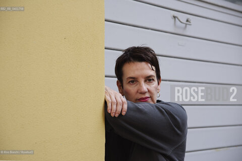 Milan May 19, 2026..Alessandra Carati, writer, editor, and screenwriter, photographed in Milan on Via privata della Braida/Alessandra Carati, scrittrice, editor e sceneggiatrice, fotografata a Milano in Via privata della Braida. ©Rino Bianchi/Rosebud2