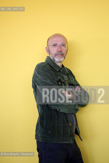 Turin May 16, 2026..Mauro Covacich, a writer and philosopher by training, completed his civil service at the local Department of Mental Health, where he collaborated with Francesco Stoppa, a former public high school teacher, photographed in Turin at the Lingotto/Mauro Covacich scrittore, filosofo di formazione, ha svolto il servizio civile presso il locale Dipartimento di Salute Mentale, dove si trova a collaborare con Francesco Stoppa, ex insegnante nei licei pubblici, fotografato a Torino negli spazi del Lingotto. ©Rino Bianchi/Rosebud2