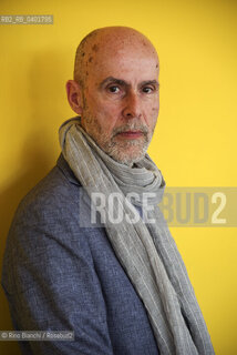 Turin May 16, 2026..Nikos Davvetas, writer, poet, and literary critic, author of numerous books selected for the State Literature Prize, photographed in Turin at the Lingotto/Nikos Davvetas scrittore, poeta e critico letterario, autore di numerosi libri selezionati per il Premio Statale di Letteratura, fotografato a Torino negli spazi del Lingotto. ©Rino Bianchi/Rosebud2
