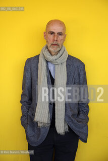 Turin May 16, 2026..Nikos Davvetas, writer, poet, and literary critic, author of numerous books selected for the State Literature Prize, photographed in Turin at the Lingotto/Nikos Davvetas scrittore, poeta e critico letterario, autore di numerosi libri selezionati per il Premio Statale di Letteratura, fotografato a Torino negli spazi del Lingotto. ©Rino Bianchi/Rosebud2