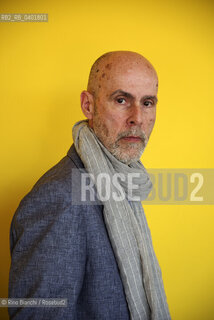 Turin May 16, 2026..Nikos Davvetas, writer, poet, and literary critic, author of numerous books selected for the State Literature Prize, photographed in Turin at the Lingotto/Nikos Davvetas scrittore, poeta e critico letterario, autore di numerosi libri selezionati per il Premio Statale di Letteratura, fotografato a Torino negli spazi del Lingotto. ©Rino Bianchi/Rosebud2