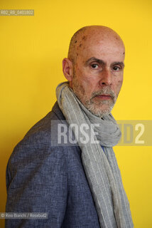 Turin May 16, 2026..Nikos Davvetas, writer, poet, and literary critic, author of numerous books selected for the State Literature Prize, photographed in Turin at the Lingotto/Nikos Davvetas scrittore, poeta e critico letterario, autore di numerosi libri selezionati per il Premio Statale di Letteratura, fotografato a Torino negli spazi del Lingotto. ©Rino Bianchi/Rosebud2