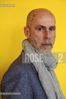 Turin May 16, 2026..Nikos Davvetas, writer, poet, and literary critic, author of numerous books selected for the State Literature Prize, photographed in Turin at the Lingotto/Nikos Davvetas scrittore, poeta e critico letterario, autore di numerosi libri selezionati per il Premio Statale di Letteratura, fotografato a Torino negli spazi del Lingotto. ©Rino Bianchi/Rosebud2