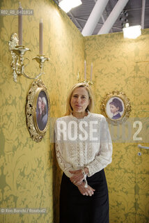 Turin May 16, 2026..Susie Boyt, theatre director, author of six novels and the acclaimed memoir My Judy Garland Life, finalist for the PEN/Ackerley Prize, daughter of the painter Lucian Freud and great-granddaughter of Sigmund Freud, photographed in Turin at the Lingotto/Susie Boyt regista teatrale, autrice di sei romanzi e dell’acclamato memoir My Judy Garland Life, finalista al PEN/Ackerley Prize, figlia del pittore Lucian Freud e pronipote di Sigmund Freud, fotografata a Torino negli spazi del Lingotto. ©Rino Bianchi/Rosebud2
