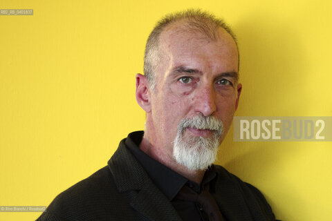 Turin May 17, 2026..Giuseppe De Marzo, economist, environmental activist, writer, essayist, and contributor to LEspresso, photographed in Turin at the Lingotto exhibition space as part of the 2026 Turin Book Fair, where he presented his latest essay, LInternazionale della terra./Giuseppe De Marzo, economista, attivista ambientale, scrittore, saggista e collaboratore de LEspresso, fotografato a Torino negli spazi del Lingotto nellambito del Salone del libro 2026 dove ha presentato il suo ultimo saggio LInternazionale della terra. ©Rino Bianchi/Rosebud2