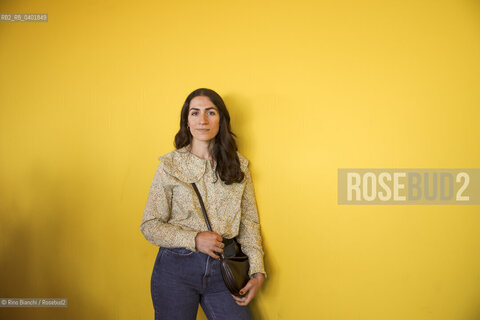 Turin May 16, 2026..Francesca Diotallevi, a writer with a degree in Cultural Heritage Sciences, made her fiction debut in 2013 with the classically themed novel Le stanze buie, set between 1864 and 1904 between Turin and Neive. The novel was photographed in Turin at the Lingotto complex/Francesca Diotallevi scrittrice, laureata in Scienze dei Beni Culturali, ha esordito nella narrativa nel 2013 con il romanzo dimpostazione classica Le stanze buie ambientato tra il 1864 e il 1904 tra Torino e Neive, fotografata a Torino negli spazi del Lingotto. ©Rino Bianchi/Rosebud2