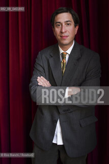 Turin May 17, 2026..Antonio Tonio Schachinger, writer, his novel Echtzeitalter won the German Book Prize in 2023, photographed in Turin in the rooms of the Circolo dei lettori during the final evening of the 2026 European Strega Prize/Antonio Tonio Schachinger scrittore, nel 2023 il suo romanzo Echtzeitalter ha vinto il Premio del Libro Tedesco, fotografato a Torino negli ambienti del Circolo dei lettori durante la serata finale del Premio Strega europeo 2026. ©Rino Bianchi/Rosebud2