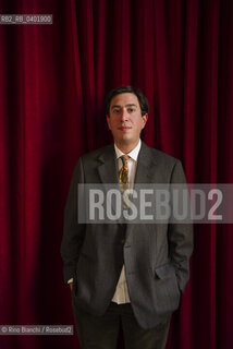 Turin May 17, 2026..Antonio Tonio Schachinger, writer, his novel Echtzeitalter won the German Book Prize in 2023, photographed in Turin in the rooms of the Circolo dei lettori during the final evening of the 2026 European Strega Prize/Antonio Tonio Schachinger scrittore, nel 2023 il suo romanzo Echtzeitalter ha vinto il Premio del Libro Tedesco, fotografato a Torino negli ambienti del Circolo dei lettori durante la serata finale del Premio Strega europeo 2026. ©Rino Bianchi/Rosebud2