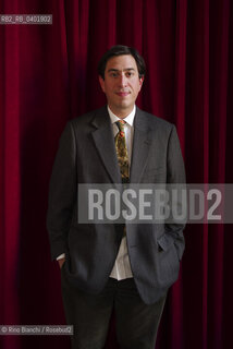 Turin May 17, 2026..Antonio Tonio Schachinger, writer, his novel Echtzeitalter won the German Book Prize in 2023, photographed in Turin in the rooms of the Circolo dei lettori during the final evening of the 2026 European Strega Prize/Antonio Tonio Schachinger scrittore, nel 2023 il suo romanzo Echtzeitalter ha vinto il Premio del Libro Tedesco, fotografato a Torino negli ambienti del Circolo dei lettori durante la serata finale del Premio Strega europeo 2026. ©Rino Bianchi/Rosebud2