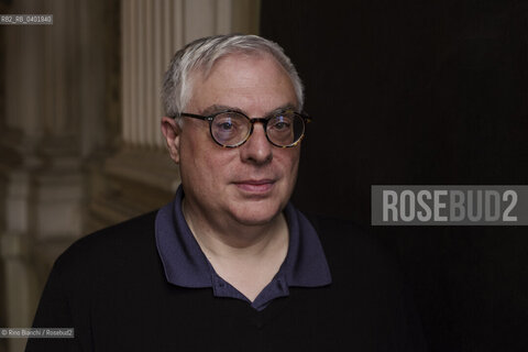 Turin May 7, 2026..Jocelyn Benoist, philosopher and professor at the University Paris-I Panthéon-Sorbonne, Director of the Husserl Archives in Paris (ENS-CNRS), has developed an original line of research between phenomenology and analytic philosophy photographed in the rooms of the Circolo dei lettori in Turin on the occasion of the day for Maurizio Ferraris/Jocelyn Benoist, filosofo e professore all’Università Paris-I Panthéon-Sorbonne, Direttore degli Archivi Husserl di Parigi (ENS-CNRS), ha sviluppato una linea di ricerca originale fra fenomenologia e filosofia analitica fotografato negli ambienti del Circolo dei lettori di Torino in occasione della giornata per Maurizio Ferraris . ©Rino Bianchi/Rosebud2