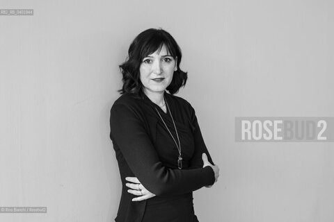 Turin May 15, 2026..Isabella Leardini, poet and professor of creative writing at the Academy of Fine Arts in Venice, directs the Center for Contemporary Poetry at the University of Bologna and edits the poetry series for the Vallecchi publisher, photographed in Turin at the Lingotto/Isabella Leardini, poetessa, docente di scrittura creativa allAccademia di Belle Arti di Venezia, dirige il Centro di Poesia Contemporanea dellUniversità di Bologna e cura le collane di poesia dell’editore Vallecchi, fotografata a Torini negli spazi del Lingotto. ©Rino Bianchi/Rosebud2