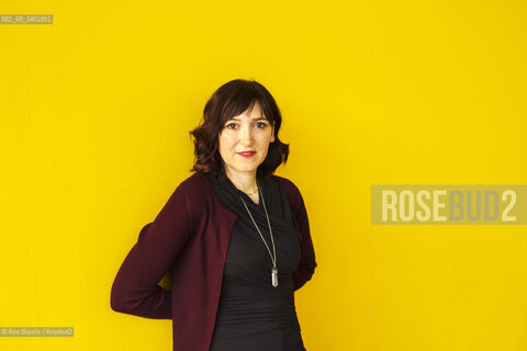 Turin May 15, 2026..Isabella Leardini, poet and professor of creative writing at the Academy of Fine Arts in Venice, directs the Center for Contemporary Poetry at the University of Bologna and edits the poetry series for the Vallecchi publisher, photographed in Turin at the Lingotto/Isabella Leardini, poetessa, docente di scrittura creativa allAccademia di Belle Arti di Venezia, dirige il Centro di Poesia Contemporanea dellUniversità di Bologna e cura le collane di poesia dell’editore Vallecchi, fotografata a Torini negli spazi del Lingotto. ©Rino Bianchi/Rosebud2