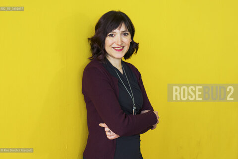 Turin May 15, 2026..Isabella Leardini, poet and professor of creative writing at the Academy of Fine Arts in Venice, directs the Center for Contemporary Poetry at the University of Bologna and edits the poetry series for the Vallecchi publisher, photographed in Turin at the Lingotto/Isabella Leardini, poetessa, docente di scrittura creativa allAccademia di Belle Arti di Venezia, dirige il Centro di Poesia Contemporanea dellUniversità di Bologna e cura le collane di poesia dell’editore Vallecchi, fotografata a Torini negli spazi del Lingotto. ©Rino Bianchi/Rosebud2