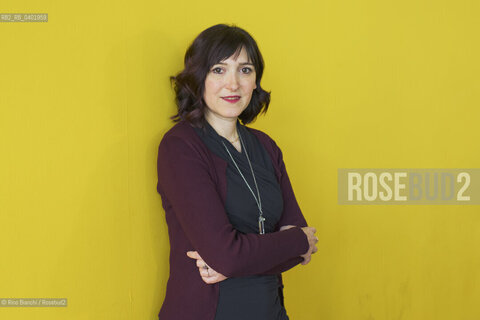 Turin May 15, 2026..Isabella Leardini, poet and professor of creative writing at the Academy of Fine Arts in Venice, directs the Center for Contemporary Poetry at the University of Bologna and edits the poetry series for the Vallecchi publisher, photographed in Turin at the Lingotto/Isabella Leardini, poetessa, docente di scrittura creativa allAccademia di Belle Arti di Venezia, dirige il Centro di Poesia Contemporanea dellUniversità di Bologna e cura le collane di poesia dell’editore Vallecchi, fotografata a Torini negli spazi del Lingotto. ©Rino Bianchi/Rosebud2