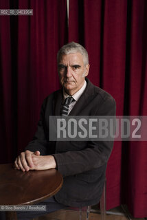 Turin May 7, 2026..Felice Cimatti, Italian philosopher and professor of Semiotics and Theory of Language at the Department of Political and Social Sciences at the University of Calabria in Arcavacata di Rende, photographed in Turin at the Circolo dei lettori on the occasion of the day dedicated to Maurizio Ferraris/Felice Cimatti filosofo italiano e docente di Semiotica e teoria dei linguaggi presso il Dipartimento di Scienze politiche e Sociali dellUniversità della Calabria ad Arcavacata di Rende, fotografato a Torino negli ambienti del Circolo dei lettori in occasione della giornata dedicata a Maurizio Ferraris. ©Rino Bianchi/Rosebud2