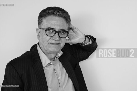Turin May 15, 2026..Gazmend Kapllani, who immigrated to Greece in 1991, is now one of the most internationally renowned Albanian writers, a professor at Boston University, and photographed in Turin at the Lingotto/Gazmend Kapllani, immigrato in Grecia dal 1991, oggi è uno degli scrittori albanesi di maggiore spessore internazionale, docente allUniversità di Boston,  fotografato a Torino negli ambienti del Lingotto. ©Rino Bianchi/Rosebud2