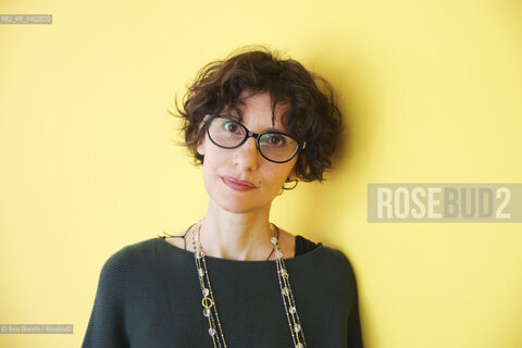 Turin May 17, 2026..Francesca Scotti, a Conservatory graduate with a degree in law, is a writer who has published short stories and reportages in various Italian and foreign magazines. She has been photographed in Turin at the Lingotto exhibition space/Francesca Scotti diplomata al Conservatorio e laureata in giurisprudenza, scrittrice, ha pubblicato racconti e reportage su diverse riviste italiane e straniere, fotografata a Torino negli spazi del Lingotto. ©Rino Bianchi/Rosebud2