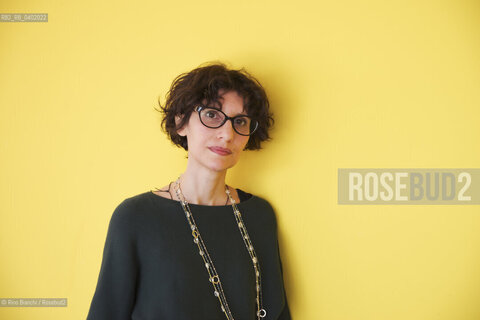 Turin May 17, 2026..Francesca Scotti, a Conservatory graduate with a degree in law, is a writer who has published short stories and reportages in various Italian and foreign magazines. She has been photographed in Turin at the Lingotto exhibition space/Francesca Scotti diplomata al Conservatorio e laureata in giurisprudenza, scrittrice, ha pubblicato racconti e reportage su diverse riviste italiane e straniere, fotografata a Torino negli spazi del Lingotto. ©Rino Bianchi/Rosebud2
