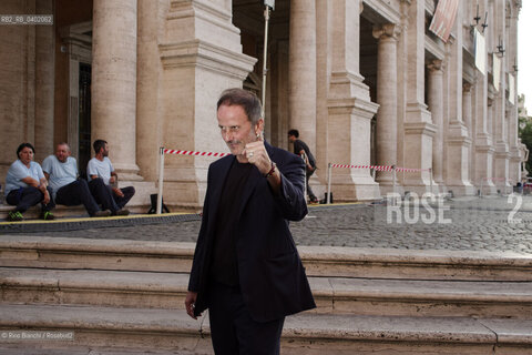 Rome, July 8, 2026.Matteo Nucci in Piazza del Campidoglio for the final evening of the 80th edition of the Strega Prize/Matteo Nucci in Piazza del Campidoglio per la serata finale dell80° edizione del Premio Strega. ©Rino Bianchi/Rosebud2