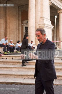 Rome, July 8, 2026.Matteo Nucci in Piazza del Campidoglio for the final evening of the 80th edition of the Strega Prize/Matteo Nucci in Piazza del Campidoglio per la serata finale dell80° edizione del Premio Strega. ©Rino Bianchi/Rosebud2