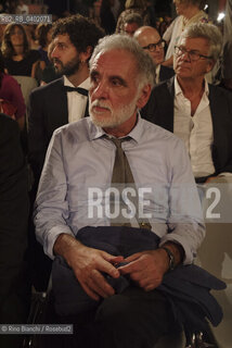 Rome, July 8, 2026.Michele Mari, writer, poet, and university professor, during the final evening of the Strega Prize/Michele Mari, scrittore, poeta, docente universitario, durante la serata finale del Premio Strega. ©Rino Bianchi/Rosebud2