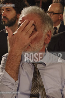 Rome, July 8, 2026.Michele Mari, writer, poet, and university professor, during the final evening of the Strega Prize/Michele Mari, scrittore, poeta, docente universitario, durante la serata finale del Premio Strega. ©Rino Bianchi/Rosebud2