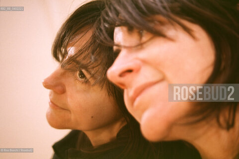 Roma 5 gennaio 2003..Daniela Perego, artista, ritratta nel suo studio di via degli Ausoni n.18.. ©Rino Bianchi/Rosebud2