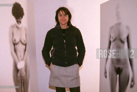 Roma 5 gennaio 2003..Daniela Perego, artista, ritratta nel suo studio di via degli Ausoni n.18.. ©Rino Bianchi/Rosebud2