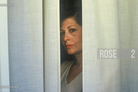 Rome, May 1, 2010..Paola Decina Lombardi, journalist, art historian, essayist, and Honore de Balzac scholar, photographed at her home in Rome/Paola Decina Lombardi, giornalista, storica dellarte, saggista, studiosa di Honore de Balzac,  fotografata a Roma nella sua abitazione. ©Rino Bianchi/Rosebud2