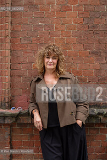 Turin September 30, 2026..Elena Varvello—poet, writer, and instructor at the Scuola Holden—photographed on the schools premises within the former Cavalli Barracks at the Turin Military Arsenal in the Borgo Dora district/Elena Varvello poetessa, scrittrice, docente della Scuola Holden, fotografata negli spazi della scuola nellex lex Caserma Cavalli dellArsenale militare di Torino, a Borgo Dora. ©Rino Bianchi/Rosebud2