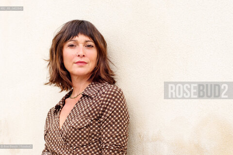 Biella September 12, 2026..Anna Voltaggio—a writer and press officer in the cultural sector who made her literary debut in 2023—pictured in Biella at the former De Agostini factory during the Fuoriluogo Festival/Anna Voltaggio scrittrice, ufficio stampa del settore culturale, ha esordito in letteratura nel 2023, fotografata a Biella allex Opificio De Agostini durante il Festival Fuoriluogo. ©Rino Bianchi/Rosebud2