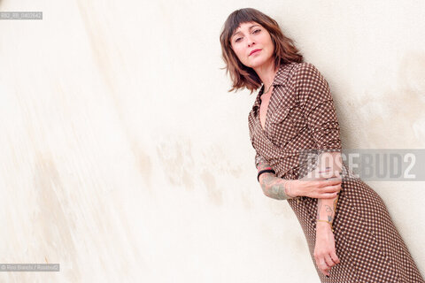 Biella September 12, 2026..Anna Voltaggio—a writer and press officer in the cultural sector who made her literary debut in 2023—pictured in Biella at the former De Agostini factory during the Fuoriluogo Festival/Anna Voltaggio scrittrice, ufficio stampa del settore culturale, ha esordito in letteratura nel 2023, fotografata a Biella allex Opificio De Agostini durante il Festival Fuoriluogo. ©Rino Bianchi/Rosebud2