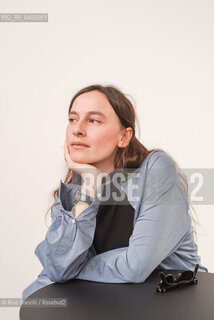 Biella September 24, 2026..Giulia Della Cioppa, a writer and author of short stories—some of which have appeared in the magazine *Il primo amore*—photographed in Biella during the Contemporanea Festival/Giulia Della Cioppa, scrittrice, autrice di racconti, alcuni dei quali sono apparsi sulla rivista Il primo amore, fotografata a Biella durante il Festival Contemporanea. ©Rino Bianchi/Rosebud2