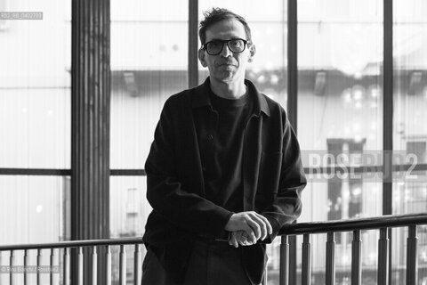 Turin October 10, 2026..Nicola Lagioia—Italian writer, radio host, and director of the Turin International Book Fair from 2017 to 2023—photographed in the foyer of the Teatro Regio in Turin during the Portici di Carta event/Nicola Lagioia scrittore, conduttore radiofonico italiano, direttore del Salone internazionale del libro di Torino dal 2017 al 2023, fotografato a Torino nel Foyer del Regio durante Portici di Carta. ©Rino Bianchi/Rosebud2