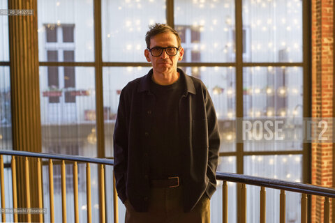 Turin October 10, 2026..Nicola Lagioia—Italian writer, radio host, and director of the Turin International Book Fair from 2017 to 2023—photographed in the foyer of the Teatro Regio in Turin during the Portici di Carta event/Nicola Lagioia scrittore, conduttore radiofonico italiano, direttore del Salone internazionale del libro di Torino dal 2017 al 2023, fotografato a Torino nel Foyer del Regio durante Portici di Carta. ©Rino Bianchi/Rosebud2